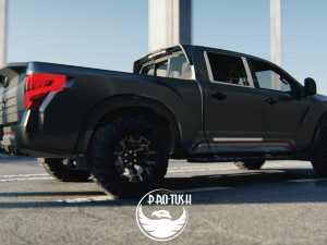 Nissan Titan 2017 3D Model
