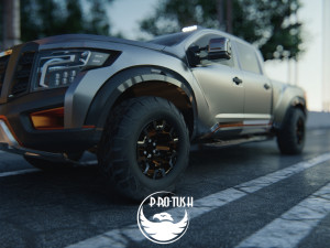 Nissan Titan 2017 3D Model