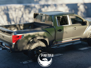 Nissan Titan 2017 3D Model