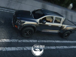 Nissan Titan 2017 3D Model