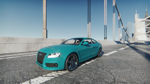 Audi s3 Modelo 3D .c4d .max .obj .3ds .fbx .stl .blend 