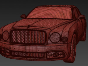 Bentley mulsanne speed 2017 Modelo 3D