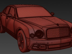 Bentley mulsanne speed 2017 Modelo 3D