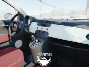 Fiat 500 2016 3D Model