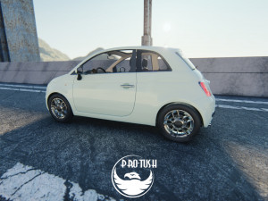 Fiat 500 2016 3D 模型