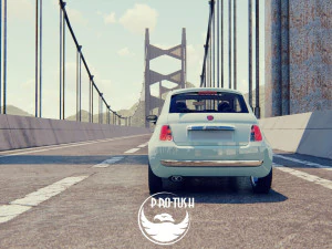 Fiat 500 2016 3D Model