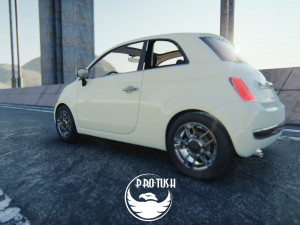 Fiat 500 2016 3D 模型