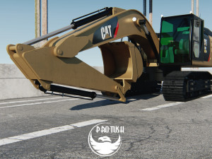 Caterpillar 349E 3D 模型