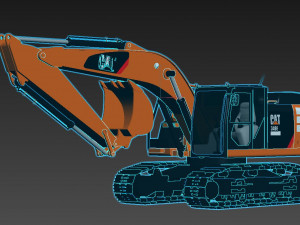 Caterpillar 349E 3D Модель