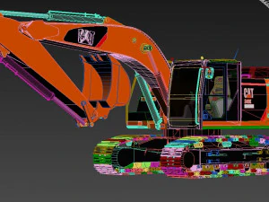 Caterpillar 349E 3D Model