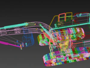 Caterpillar 349E 3D Model