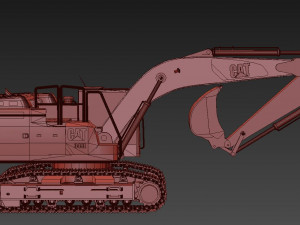 Caterpillar 349E 3D Модель