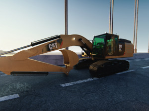 Caterpillar 349E 3D Модель