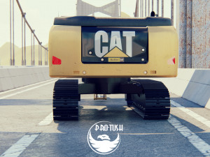 Caterpillar 349E 3D Модель