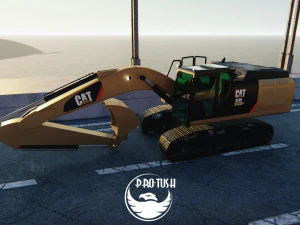 Caterpillar 349E 3D Model