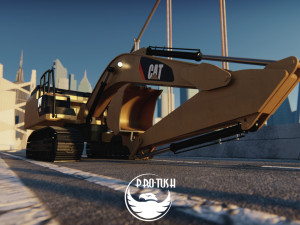 Caterpillar 349E 3D Модель