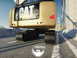 Caterpillar 349E 3D Модель