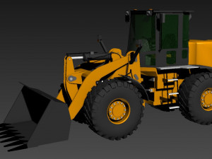 Tractopelle JCB Low-poly 3D Модель