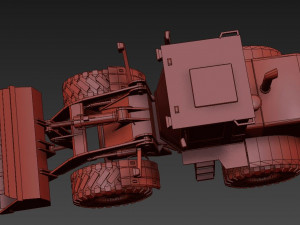 Tractopelle JCB Low-poly 3D Модель