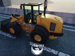 Tractopelle JCB Low-poly 3D Модель