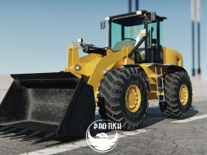 Tractopelle JCB Low-poly 3D Модель
