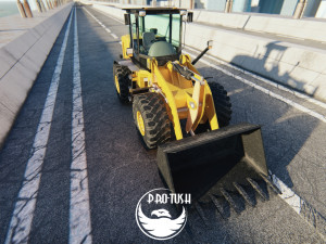 Tractopelle JCB Low-poly 3D Модель