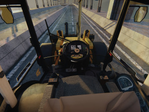 Tractopelle JCB Low-poly 3D Модель