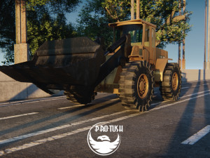 Volvo L170 Low-poly Modèle 3D