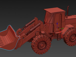 Volvo L170 Low-poly Modèle 3D