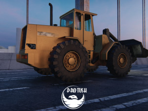 Volvo L170 Low-poly Modèle 3D