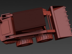 Mini chargeur CATERPILLAR 236B Low-poly Modèle 3D