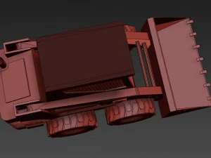 Mini chargeur CATERPILLAR 236B Low-poly 3D Model