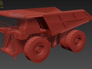 Caterpillar 797B Low-poly 3D मॉडल