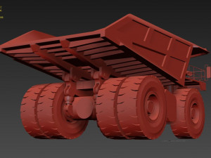 Caterpillar 797B Low-poly 3D मॉडल