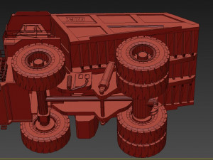 Caterpillar 797B Low-poly 3D मॉडल