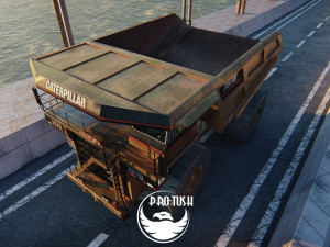 Caterpillar 797B Low-poly 3D मॉडल