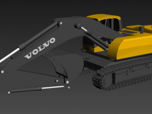 Caterpillar 349E 3D 模型