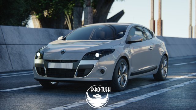 Renault Megane hatchback 2011 Modèle 3D .c4d .max .obj .3ds .fbx .stl .blend 