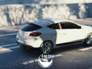 Renault Megane hatchback 2011 3D Model