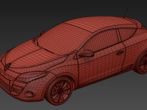 Renault Megane hatchback 2011 3D Model