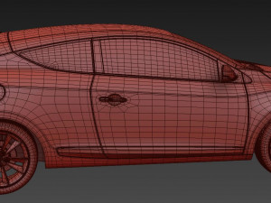 Renault Megane hatchback 2011 Modèle 3D