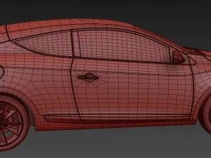 Renault Megane hatchback 2011 3D Model