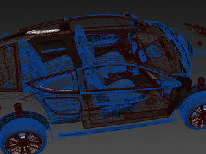 Renault Megane hatchback 2011 Modèle 3D
