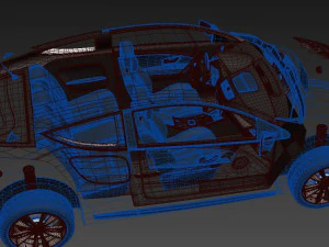 Renault Megane hatchback 2011 3D Model