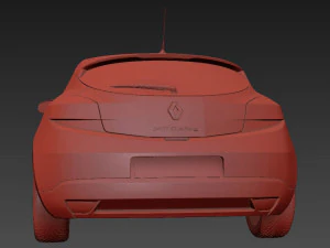 Renault Megane hatchback 2011 3D Model