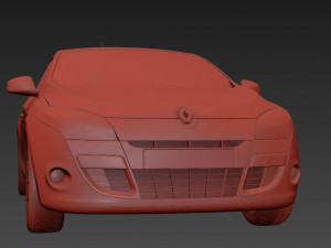 Renault Megane hatchback 2011 Modèle 3D