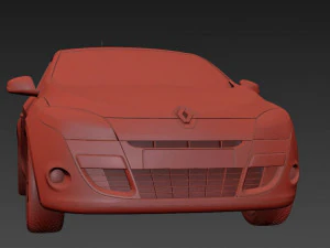 Renault Megane hatchback 2011 3D Model