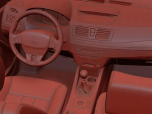 Renault Megane hatchback 2011 Modèle 3D