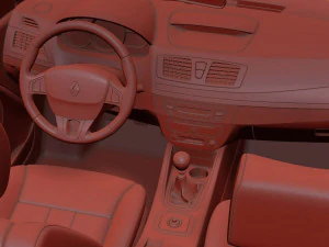 Renault Megane hatchback 2011 3D Model