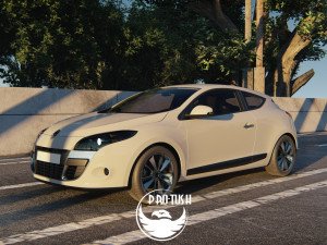 Renault Megane hatchback 2011 Modèle 3D